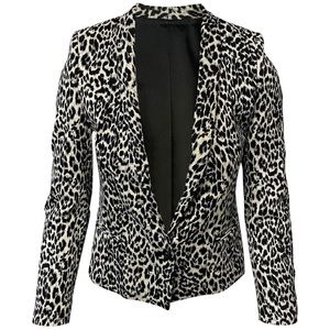 The Kooples Leopard Print Trouser Suit